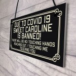 Novelty Funny Bar Sign Sweet Caroline Banned Man Cave Home Bar