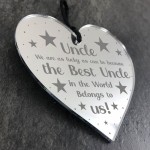 Novelty Uncle Gift For Birthday Christmas Engraved Heart