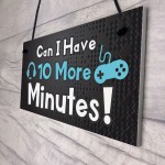 Novelty Gaming Sign For Boys Bedroom Man Cave Funny Gift