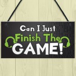 Games Room Sign Gaming Gift For Boys Bedroom Novelty Sign Gift
