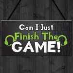 Games Room Sign Gaming Gift For Boys Bedroom Novelty Sign Gift