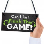 Games Room Sign Gaming Gift For Boys Bedroom Novelty Sign Gift