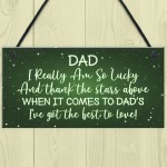 Christmas Gift For Dad Novelty Hanging Plaque Gift For Him Dad