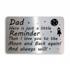 Novelty Dad Gifts Metal Wallet Card Gift For Dad Christmas