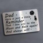 Novelty Dad Gifts Metal Wallet Card Gift For Dad Christmas