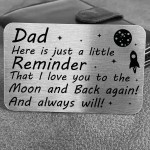 Novelty Dad Gifts Metal Wallet Card Gift For Dad Christmas