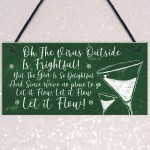 Funny Bar Sign Lockdown Gift Kitchen Garden Gin Bar Sign