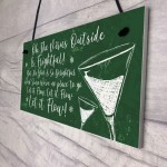 Funny Bar Sign Lockdown Gift Kitchen Garden Gin Bar Sign