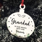 Grandad Memorial Gift Mirror Acrylic Christmas Tree Decoration