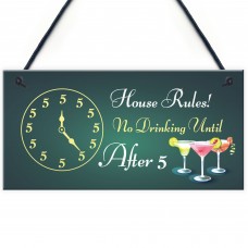 Funny Bar Sign Home Bar Pub Kitchen Hanging Sign Gin Wine Gift