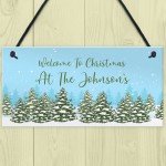 Personalised Christmas Decoration Hanging Home Decor Gift