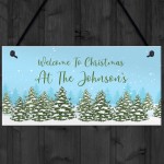 Personalised Christmas Decoration Hanging Home Decor Gift