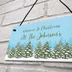 Personalised Christmas Decoration Hanging Home Decor Gift