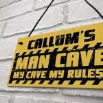 Personalised Man Cave Sign Garage Sign Retro Bar Shed BBQ Gift