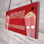 Cinema Room Home Decor Gift Boys Girls Bedroom Sign