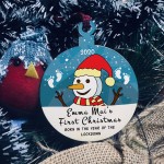 Personalised Bauble Gift Babys First Lockdown Christmas