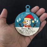 Personalised Bauble Gift Babys First Lockdown Christmas