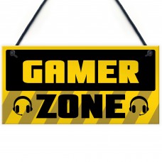 Gamer Zone Sign Gamer Gift For Birthday Christmas Son Dad