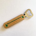 Personalised Christmas Gift For Friend Wooden Bottle Opener