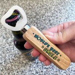 Worlds Best Uncle Wooden Bottle Opener Christmas Birthday Gift