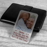 Novelty Gift For Boyfriend Personalised Photo Wallet Insert