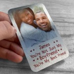 Novelty Gift For Boyfriend Personalised Photo Wallet Insert