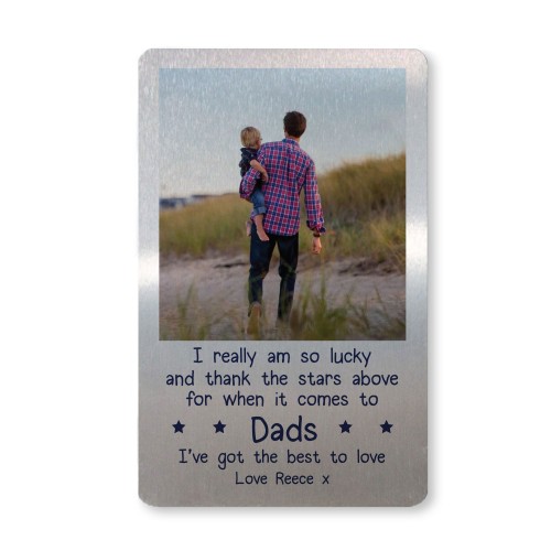 Thank You Gift For Dad Birthday Christmas Personalised Insert
