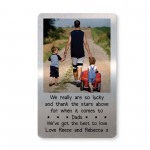 Personalised Gift For Dad Birthday Christmas Photo Wallet Insert