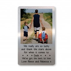 Personalised Gift For Dad Birthday Christmas Photo Wallet Insert
