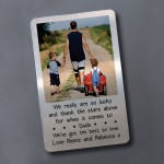 Personalised Gift For Dad Birthday Christmas Photo Wallet Insert