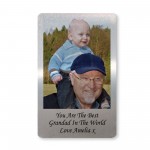 Best Grandad Personalised Metal Wallet Card For Grandad Gifts