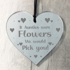 Novelty Thank You Gift For Auntie Birthday Xmas Engraved Heart