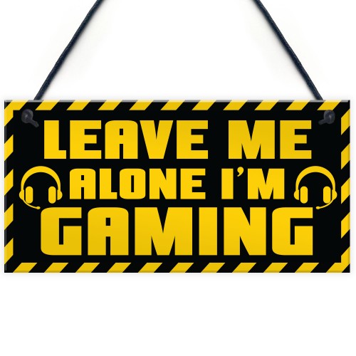 Boys Bedroom Gaming Sign Novelty Gamer Gifts For Games Room