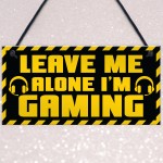 Boys Bedroom Gaming Sign Novelty Gamer Gifts For Games Room