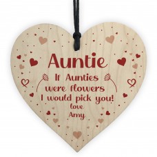 PERSONALISED Thank You Gift For Auntie Birthday Christmas Heart