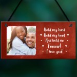 Personalised Photo Sign Gift For Boyfriend Girlfriend Husband