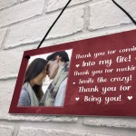 Personalised Photo Plaque Gift For Him Anniversary Gifts For Her