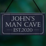 Man Cave Personalised Decor Signs Novelty Gifts For Him Men Boys