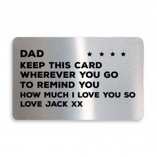 Novelty Gift For Dad Birthday Christmas Personalised Insert