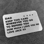 Novelty Gift For Dad Birthday Christmas Personalised Insert