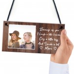 Personalised Hanging Friendship Sign Photo Gift For Friend