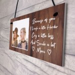 Personalised Hanging Friendship Sign Photo Gift For Friend