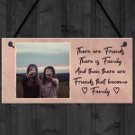 Personalised Photo Plaque Novelty Gift For Best Friend Birthday