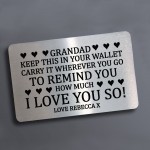 Novelty Gift For Grandad Birthday Christmas Personalised