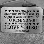 Novelty Gift For Grandad Birthday Christmas Personalised