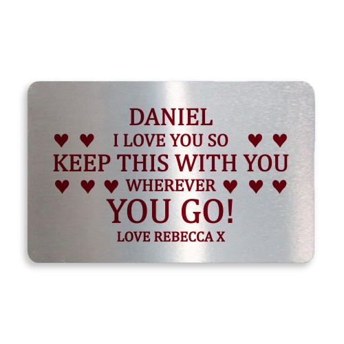 Personalised Gift For Boyfriend Husband For Birthday Christmas