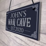 Personalised Retro Man Cave Signs Novelty Gifts For Him 