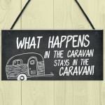 Novelty Caravan Sign Hanging Home Decor Plaque For Caravan