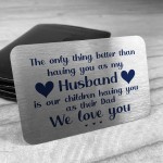 Novelty Gift For Dad Husband Birthday Anniversary Wallet Card