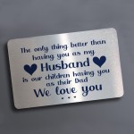 Novelty Gift For Dad Husband Birthday Anniversary Wallet Card